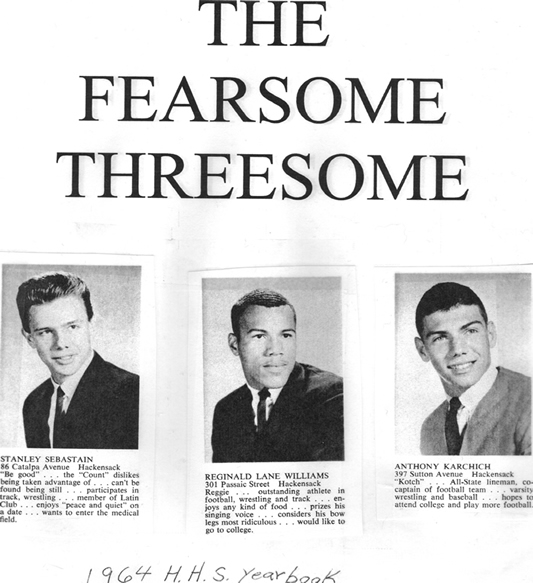 fearsome threesome 1964 HHS Yearbook